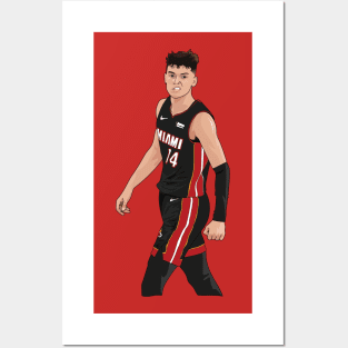 Tyler Herro Mean Mug Miami Heat Posters and Art